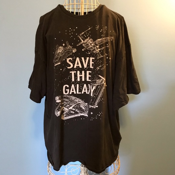 Star Wars Other - Star Wars Save The Galaxy Vintage Graphic Tee Star Wars Other - Star Wars Save The Galaxy Vintage Graphic Tee